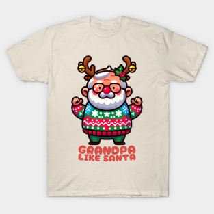 Christmas Grandpa like Santa T-Shirt